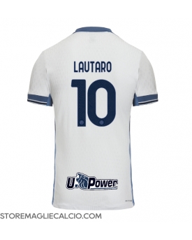 Inter Milan Lautaro Martinez #10 Maglia Gara Trasferta Repliche 2024-25